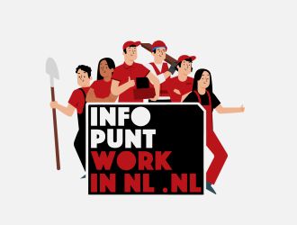 Work in NL Polen logo
